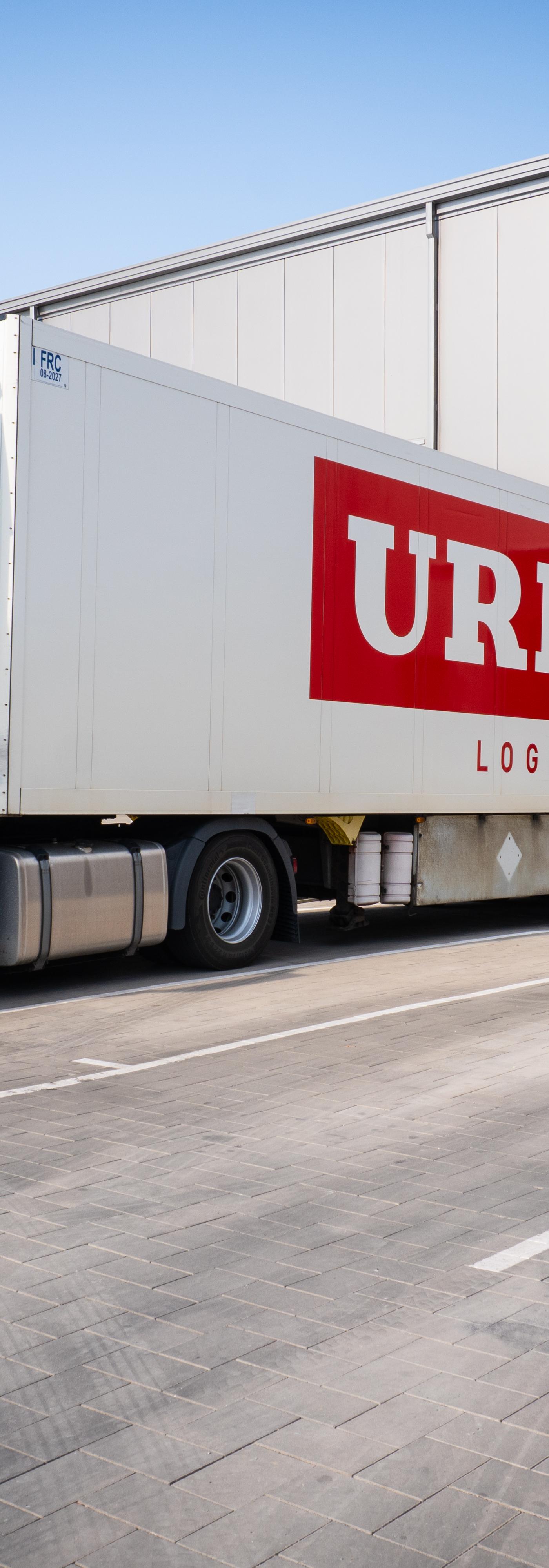 Moderner Euro 6 Fuhrpark der Urhan Logistics